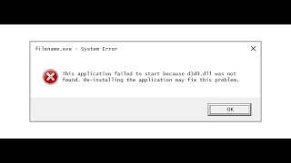 How to fix d3d9dll error on games 2021 [upl. by Mathi]
