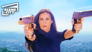 Charlies Angels Full Throttle Madison Attacks the Angels Demi Moore [upl. by Nnodnarb]