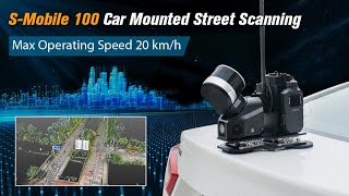 Slam100 Handheld Lidar Laser Scanner Scanning with SMobile100 in CarMounted Modelidarscanner [upl. by Anwaf]