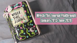 Wreck This Journal  Completed FlipThrough  no talking version available [upl. by Maryann]