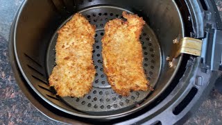 Air Fryer Panko Chicken Recipe  How To Make Crispy Breaded Chicken Breasts Or Tenders In Air Fryer [upl. by Binnings647]