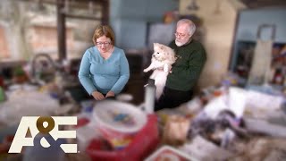 Woman Pays 7000 A MONTH to Hoard Two Homes  Hoarders  AampE [upl. by Ynohtnanhoj]