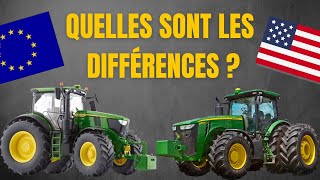 Quelle est la différence entre les tracteurs américains et européens [upl. by Adlesirg]