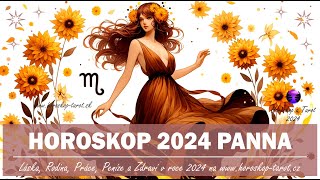 Horoskop Panna 2024  Roční Horoskopy pro znamení Panny od věštkyně  HoroskopTarotcz 2024 [upl. by Orlena]