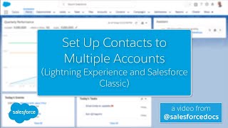 Set Up Contacts to Multiple Accounts  Salesforce [upl. by Halfdan704]