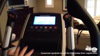 NordicTrack E90 Elliptical Review [upl. by Olvan]