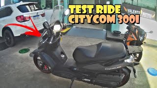 TEST RIDE DAFRA CITYCOM 300i 2015  MINHA OPINIÃO VALE A PENA COMPRAR UMA PREÇO [upl. by Anyahc]