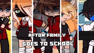 •Afton Family goes to school•FNAF•ft Afton family• [upl. by Gweneth]