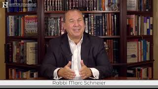 Rabbi Marc Schneier Shabbat Message amp Services for Nov 56 2021quotThe Contribution of a Single Wordquot [upl. by Shwalb31]