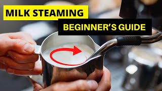 Milk steaming tutorial How to steam milk for a perfect latte art cortadolatteCappuccino [upl. by Nachison]