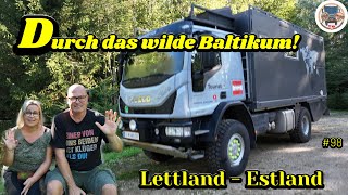 98 Durch das wilde Baltikum LettlandEstland Expeditionsmobil Truck Camping Freistehen Reisen [upl. by Ehrsam]