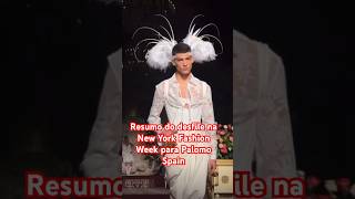 Resumo do desfile para Palomo Spain na New York Fashion Week fashion catwalk runway nyfw [upl. by Akinajnat]