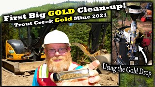 GOLD CLEANUP from one full week running the Trout Creek Gold Mine [upl. by Jordans]