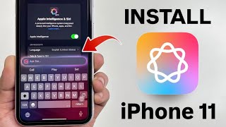 How to install amp Enable Apple Intelligence on iPhone 11 iOS 18 [upl. by Sirotek]