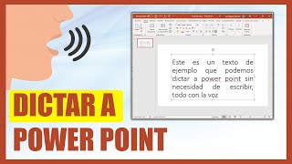 Como dictarle a Power Point Dictado por la Voz [upl. by Ackerley614]