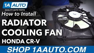 How to Install Radiator Cooling Fan 0709 Honda CRV [upl. by Hsuk]