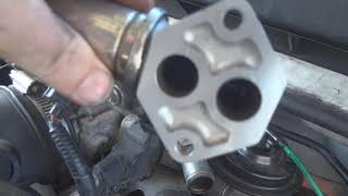 How to change the Idle air control valve IAC on a 19972004 F150 [upl. by Aihseket]