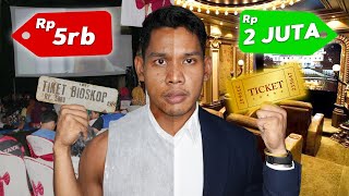 Nyobain Bioskop Rp5000 VS Rp2000000 [upl. by Asseneg728]