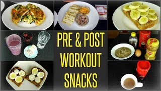 10 Best Pre amp Post Workout Meals  Snacks [upl. by Assirroc]