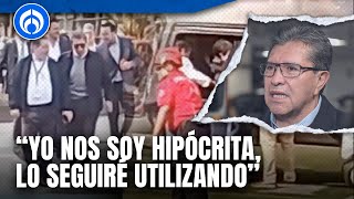 Ricardo Monreal se justifica por uso de helicóptero privado “Lo uso para emergencias” [upl. by Tor553]