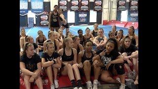 Cheer Extreme  Beneath The Crown  Sr Elite  First Practice 2018 19 [upl. by Mindy262]