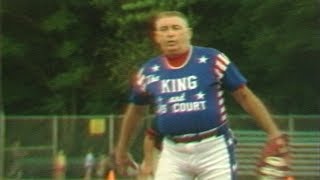 Eddie Feigners KING amp HIS COURT Softball 87 88 92 [upl. by Inahs972]