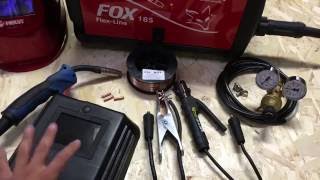 Saldatrice 3in1 Helvi fox 185 filo continuo elettrodo tig mig mma recensione review [upl. by Atnes255]