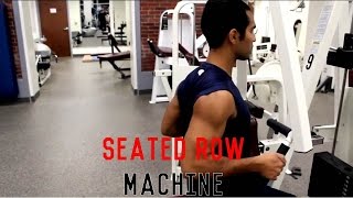 Seated row machine [upl. by Neerhtak]