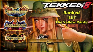 Tekken 8  Ranked  Lili  The Yellow Ranks Part IV [upl. by Yrocal]