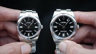 Rolex Oyster Perpetual 36 vs 41  OP36 vs OP41 Beyond the obvious  Hafiz J Mehmood [upl. by Adnarym754]