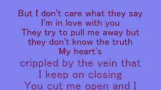 Leona Lewis Bleeding love lyrics [upl. by Ettedualc381]