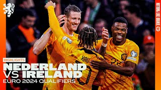 QUALIFICATION EURO2024 SECURED 🦁  Highlights Nederland  Ireland 18112023 [upl. by Corneille]