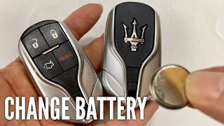 How to Change the Battery in a Maserati Ghibli Remote Key Fob [upl. by Akital]