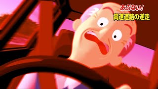 拡大版 『あぶない！ 高速道路の逆走』（高画質化処理あり） [upl. by Goulet]