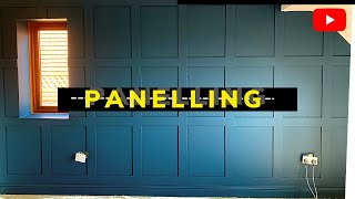 How To Install Wall Panelling In Your Home  DIY Board And Batten [upl. by Hsotnas]