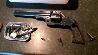 Tuto bronzage arme  débronzage arme ici Smith and wesson schofield Uberti 4440 [upl. by Delamare]