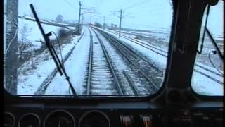 87014 Penrith  Oxenholme via Shap Winter Cab Ride Drivers Eye View [upl. by Nolaf]