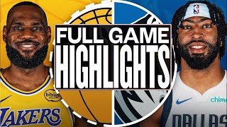 Los Angeles Lakers VS Dallas Mavericks Full Game Highlights Feb 172025 NBA Season 202425 [upl. by Rozella706]