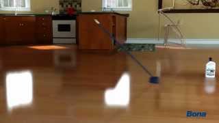 How to polish hardwood floors with Bona [upl. by Tereb]