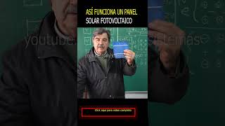 CÓMO FUNCIONA UN PANEL FOTOVOLTAICO shorts [upl. by Litch]