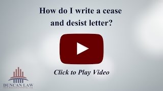 How Do I Write a Cease and Desist Letter [upl. by Nawat482]