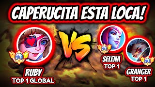 ¡UNA RUBY CON LA REALIDAD ALTERADA SE ENFRENTA A 2 TOPS GLOBALES  MOBILE LEGENDS [upl. by Enialahs]