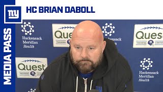 Brian Daboll Reviews Week 10 vs Cowboys  New York Giants [upl. by Etnoval]