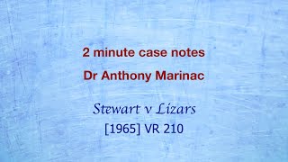 Stewart v Lizars Ejusdem Generis [upl. by Pellet975]