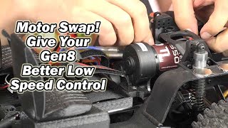 CrawlMaster Pro Motor Upgrade Tested On The Redcat Racing Gen8 Scout  Holmes Hobbies [upl. by Cara]