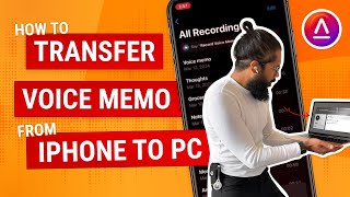 How to Transfer Voice Memos from iPhone to Computer Tutorial💡 [upl. by Demmahum]