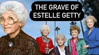 The Grave of Estelle Getty Sophia from The Golden Girls Plus Visiting the Cats at Hollywood Forever [upl. by Missie]