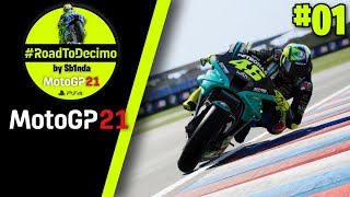 OBIETTIVO DECIMO MONDIALE  RoadToDecimo MotoGP 21 Valentino Rossi Gamplay 01 [upl. by Aserahs93]