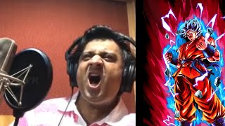 Goku Hindi Voice Live Dubbing  Kaioken Scream  Ankur Javeri [upl. by Llenrap]