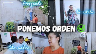 ✅️ MAS ORDEN EN EL PATIO ✔️ PUSIMOS EL POLISOMBRA ☂️ ALMUERZO Y DÍA DE CLASES📚 CITA MEDICA ✅️ [upl. by Adnyc]